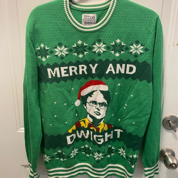 Tipsy Elves Other - The Office Tipsy Elves Merry and Dwight Christmas sweater